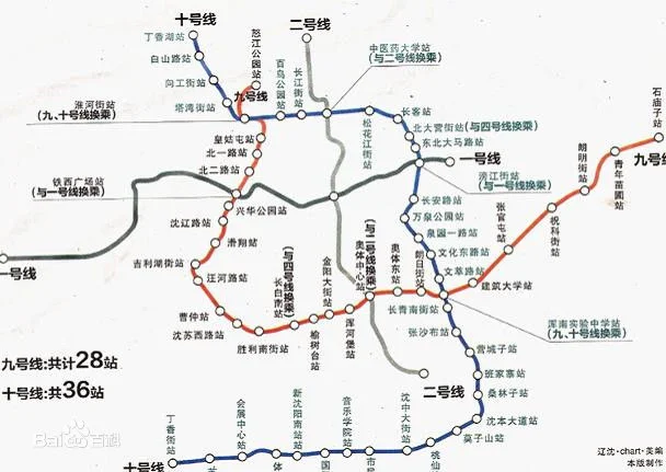 沈阳地铁九号线吉利湖街站点出口位置在哪（沈阳地铁9号线曹仲站出口位置）