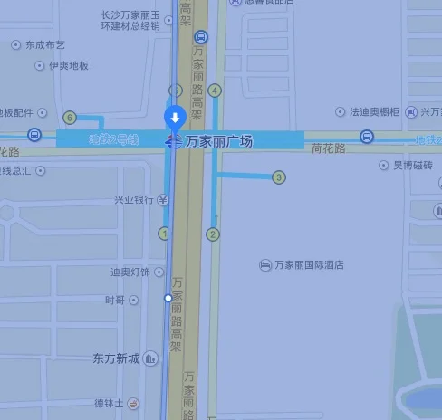 长沙地铁2号线的出入口（万家丽地铁站2号出口）3