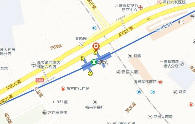 布吉地铁站到塘坑地铁站有几站（塘坑地铁站图片）2