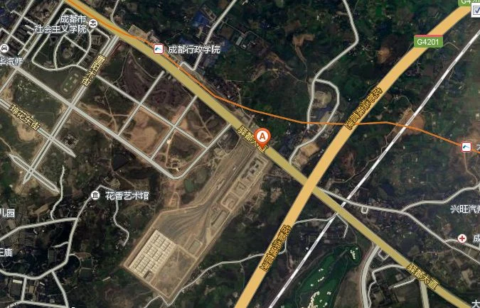 成都地铁7号线的线路规划（成都地铁车辆段）2