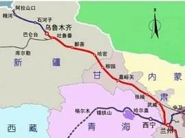 关于兰新铁路第二双线（下图为兰新铁路穿越）