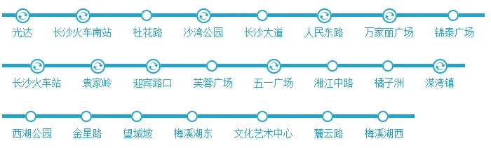 长沙地铁1号线延长线具体设哪些站（地铁长沙1号线线路图最新）