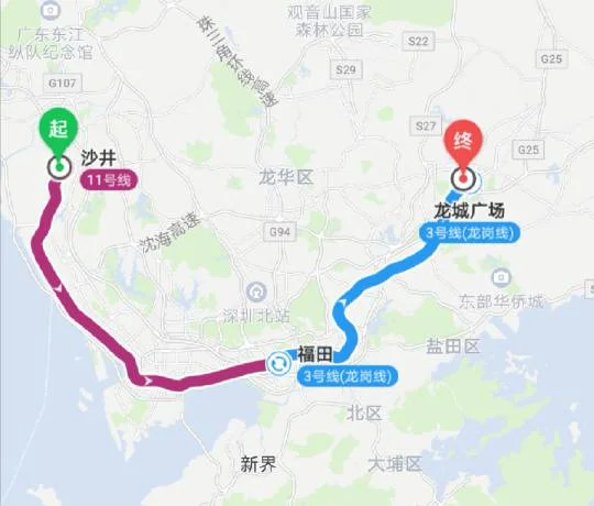 从深圳沙井客运站到龙岗南联地铁站该做什么车要转什么车或地铁（深圳南联到沙井地铁）2