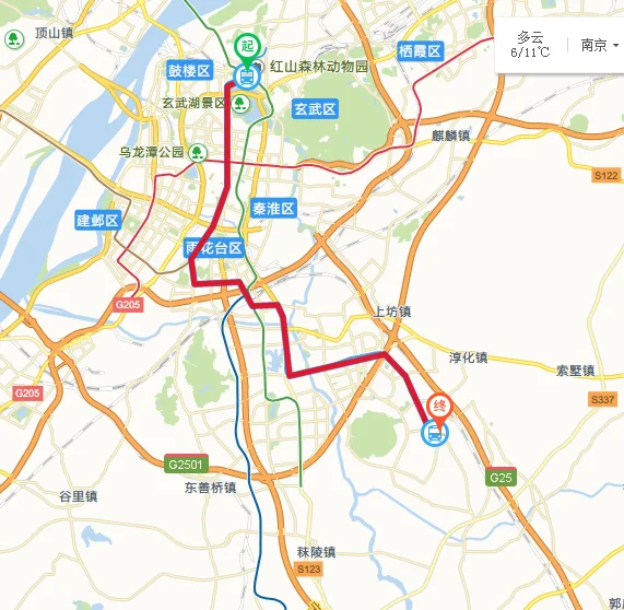 从南京市中国药科大学（地铁站）怎么坐地铁去林场（地铁站）（要求：从玄武湖的西门经过）（南京地铁中国药科大学那个站）