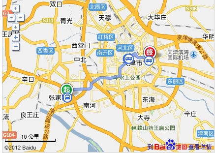 从南站到天津市河东区津滨大道53号万达广场216的路线地铁(天津津滨大道附近有地铁)1