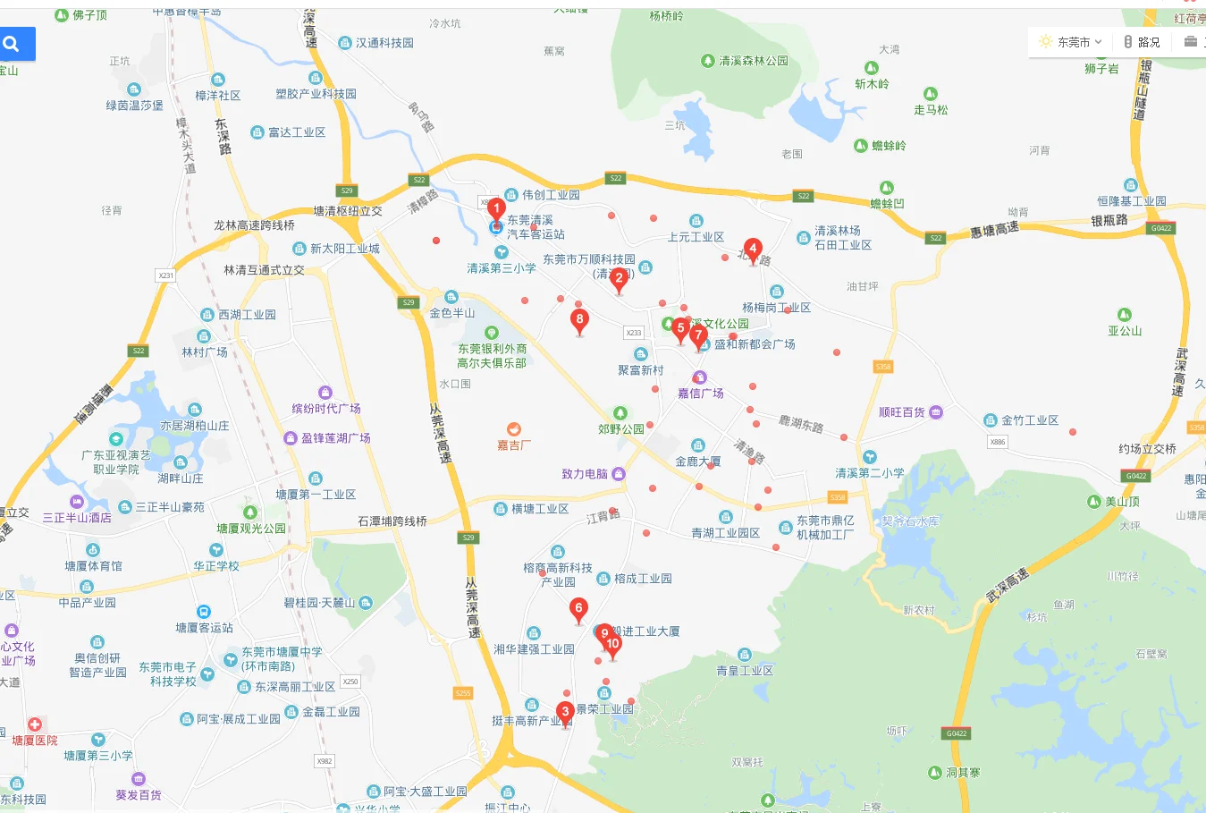 有人知道东莞将建的轻轨R4号线在塘厦范围内的几个站分别在哪吗 具体点详细点的位置(东莞地铁线路图r4清溪站点)2