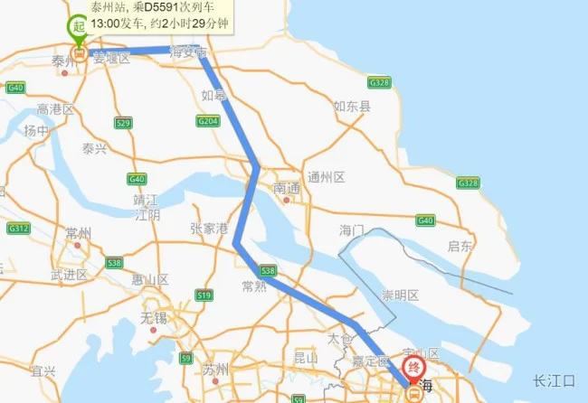 从泰州到上海坐动车哪个站近（上海到泰州高铁）