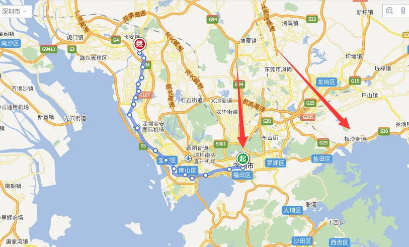 大梅沙怎么去地铁路线（地铁线路塘尾到大梅沙）2