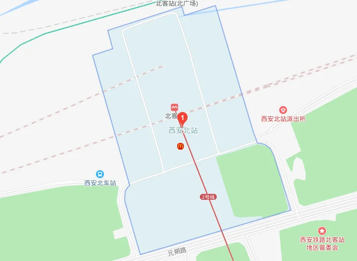西安北高铁站在哪(西安地铁四号线北客站是高铁站吗)2