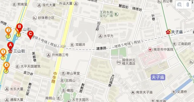 坐地铁到夫子庙在哪站下怎么走（3号地铁夫子庙哪个出口）2