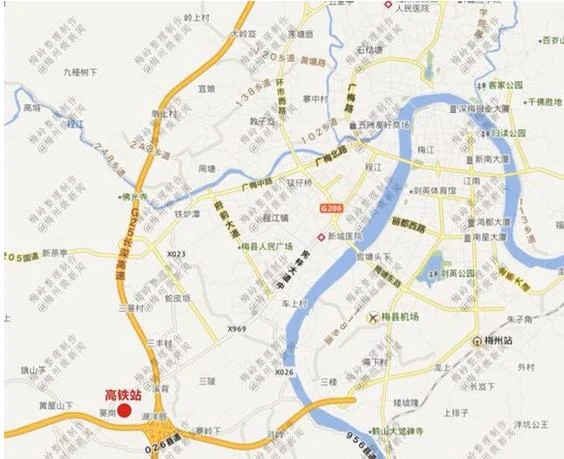 双龙高铁 “梅州站在哪”(梅州高铁站在哪里)2