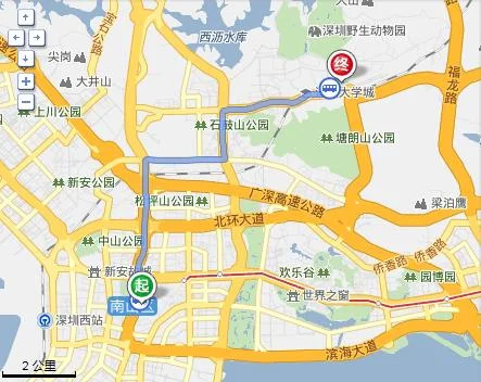 深圳蛇口到南山集悦城怎么走（集悦城附近地铁站）1