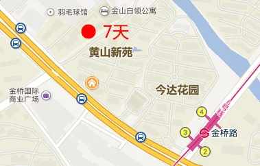 7天（上海浦东金桥路地铁站店）在哪（上海浦东金桥路地铁站）