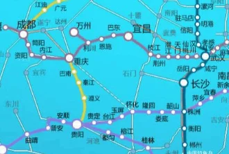 长沙到四川有高铁吗（长沙南到成都东的高铁）1