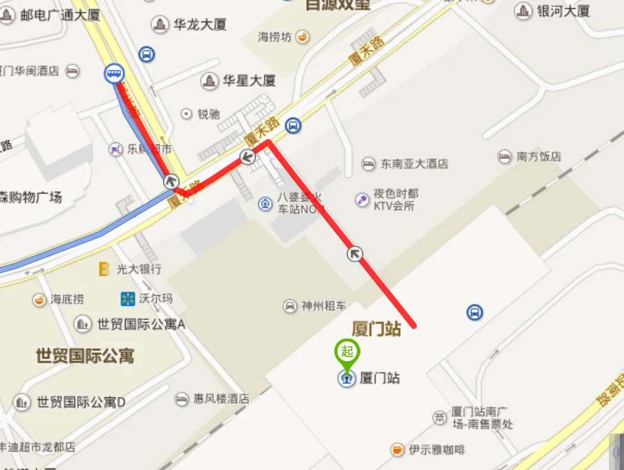 厦门北站到曾厝垵有公交车或是地铁吗（厦门高铁站到曾厝垵）3