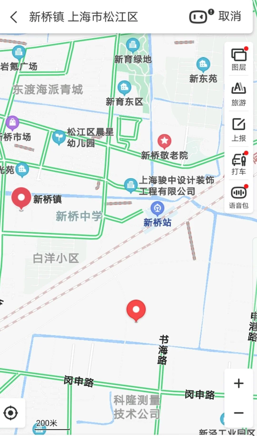 新桥地铁站在新桥什么位置（上海新桥有几号地铁站）