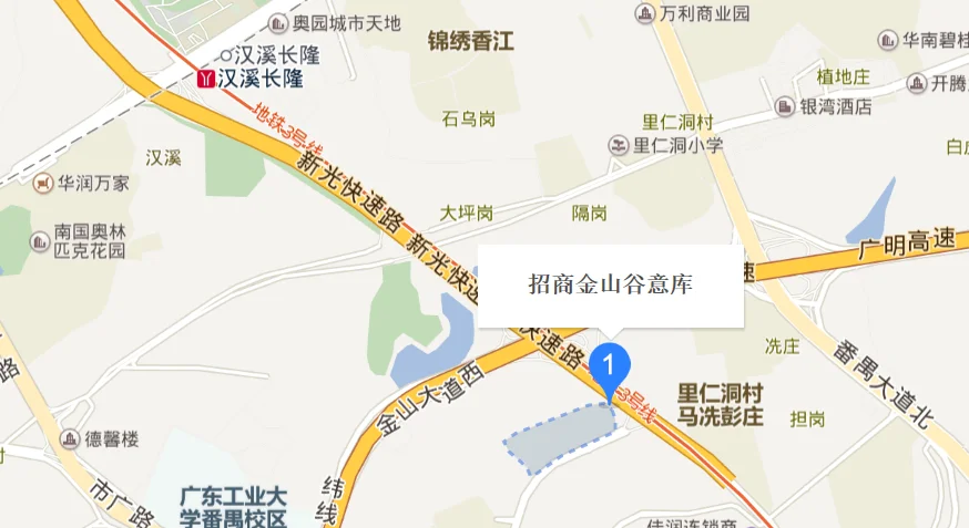 在广州市搜索招商金山谷意库附近有什么地铁站（广州金山谷地铁）2