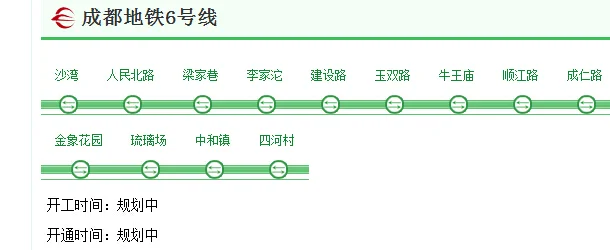 成都地铁二号线的起点到终点的各个站点是那些(成都2号6号地铁线路图最新版)3