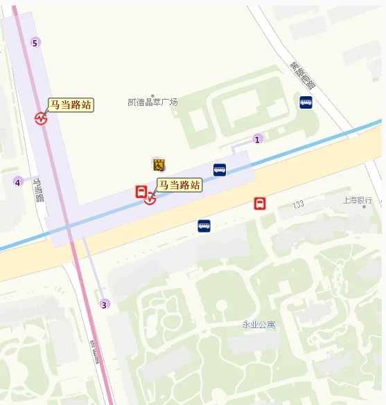 上海地铁13号线各站站名（马当路13号线地铁站出口图）