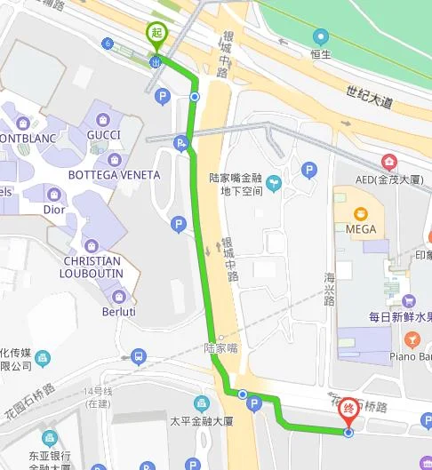 上海地铁2号线陆家嘴地铁站6号出口那里有一个国金中心商场从那个商场里可以直接走到上海金融中心吗（上海中心大厦2号线地铁哪个出口）