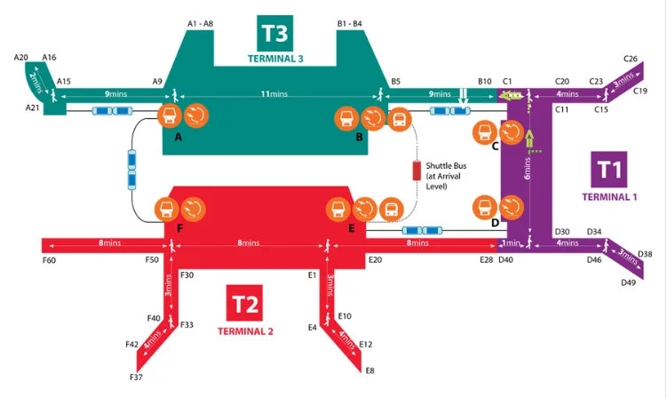 新加坡樟宜机场地铁站在T1T2T3哪个航站楼（t1樟宜机场地铁）3