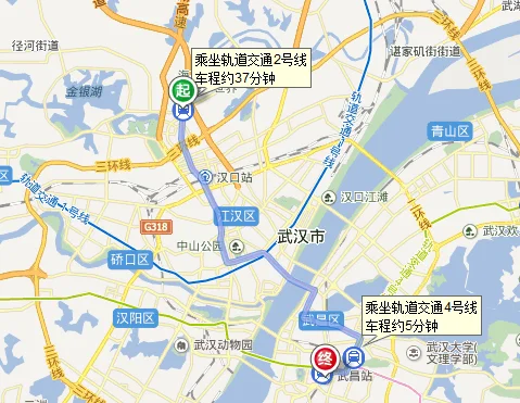武昌火车站地铁4号线怎么坐（金银潭地铁怎么去武昌火车站）3