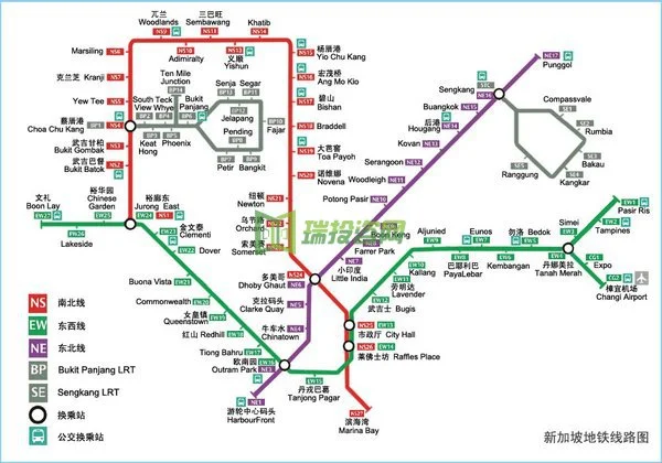 新加坡地铁绿线（新加坡地铁站名）7
