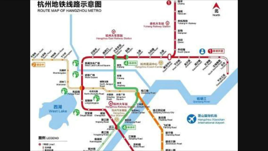 杭州目前有几条地铁线路啊（杭州地铁全路线高清图片）3