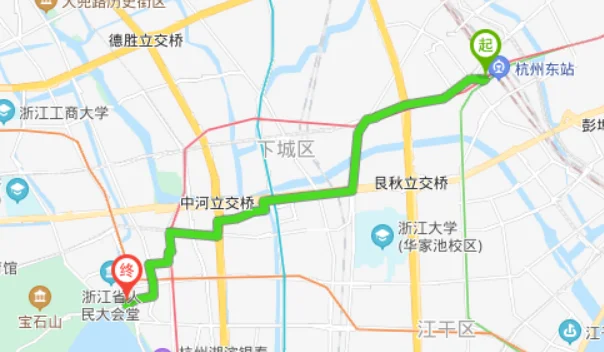 杭州东站去西湖地铁做几号线(杭州西湖地铁龙翔站是几号线)1