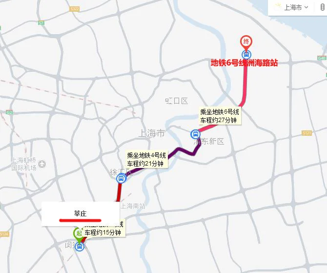 上海地铁5号线路线图（上海地铁5号线全程多久）