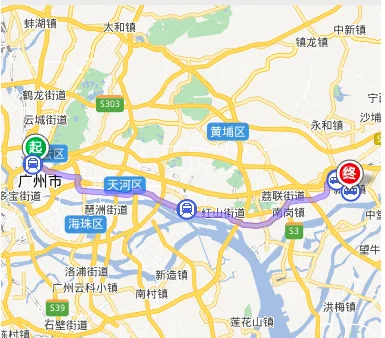 广州3号线番禺广场到新塘地铁13号线的具体流程和耗时(新塘地铁站到福雷德广场)3