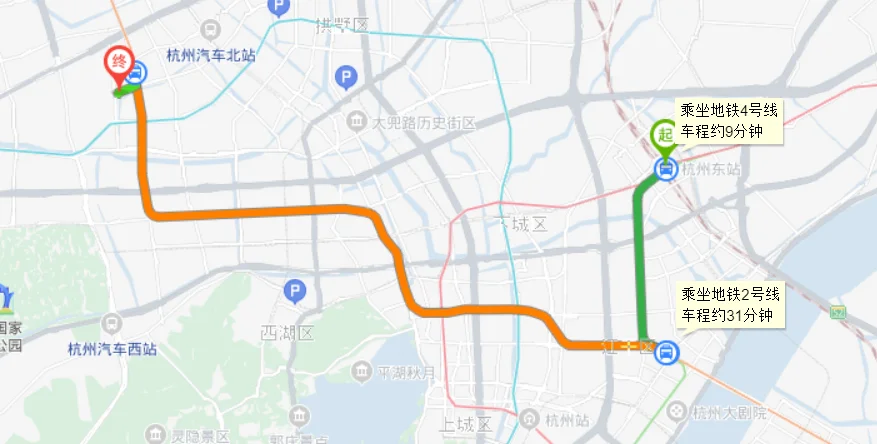 杭州东站地铁到浙江大学紫金港校区怎么走（杭州东站到紫金花路地铁）1