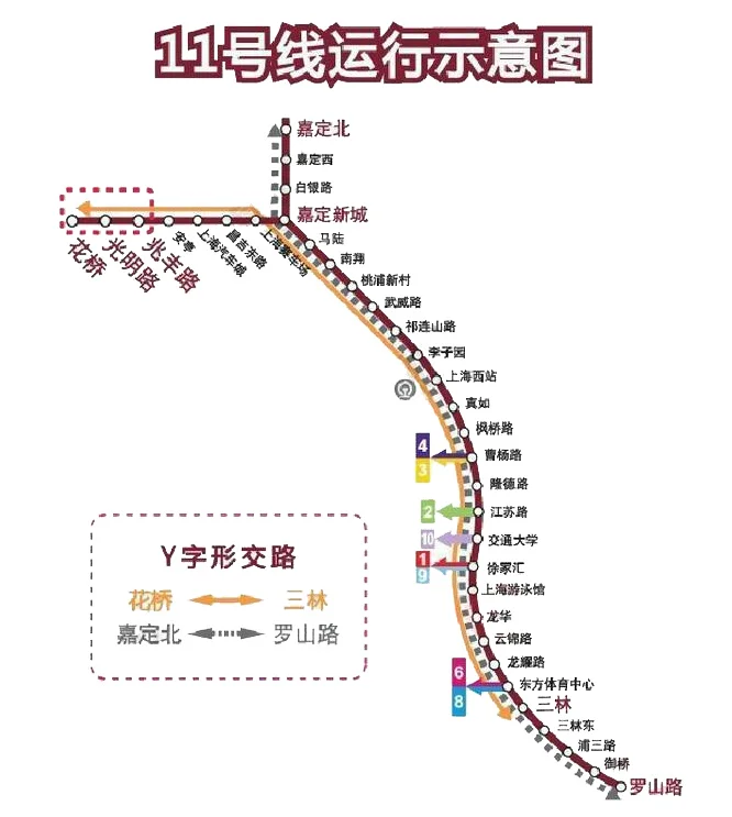 地铁11号线线路图（11号地铁线路图转换站）2