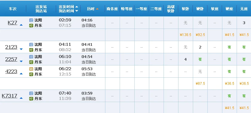 沈阳到丹东高铁最晚一趟车(沈阳到丹东高铁动车)5