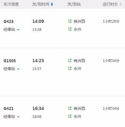 湖南有哪些高铁站（永州到株洲的高铁）2