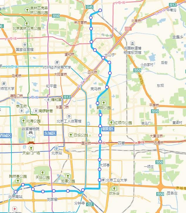 北京地铁十四号线运行路线（北京地铁14号线望京）3