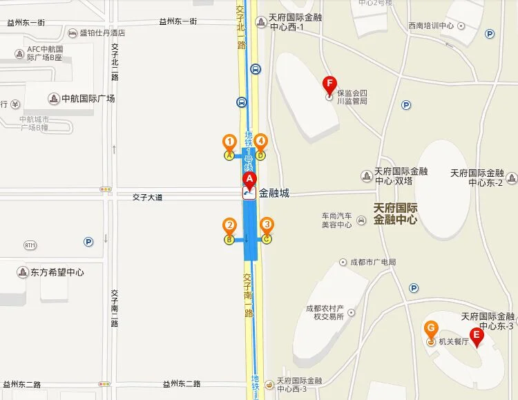 南京国际金融中心 怎么去啊 地铁从几号出口出来 哪个方向 详细点 急急（金融城地铁口出口）