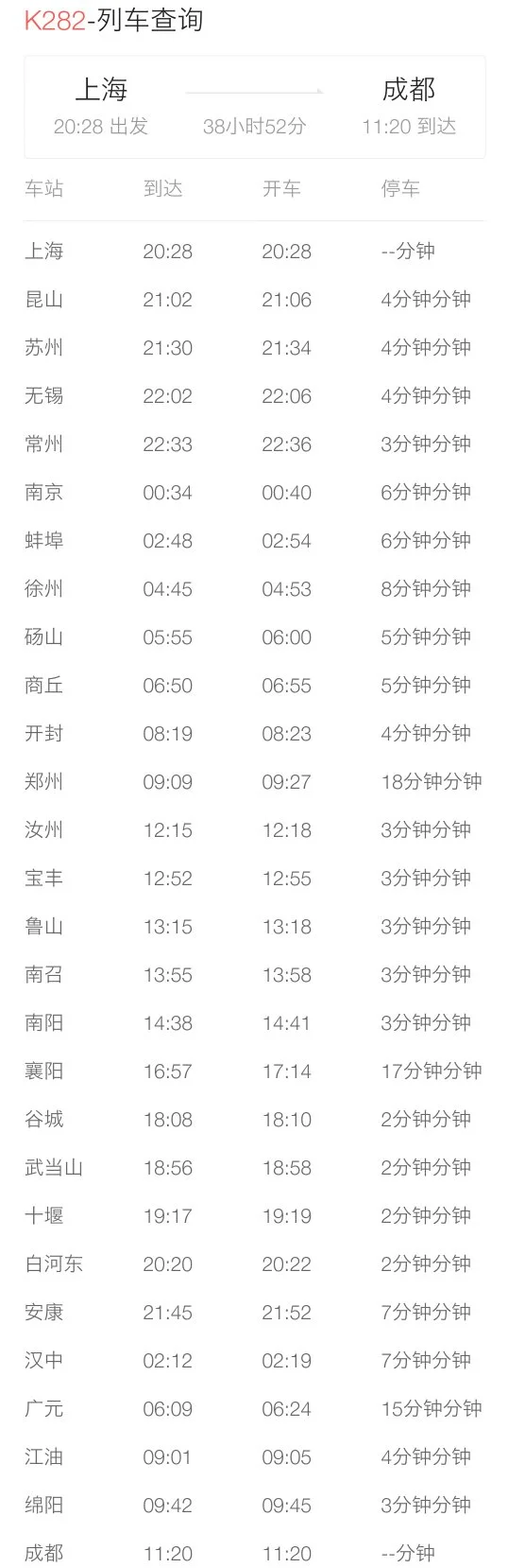 埠蚌高铁开往的城市（g7285高铁时刻表）2