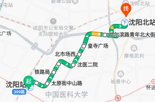 沈阳北到沈阳站地铁多长时间(沈阳站到沈阳北站要做多长时间地铁)