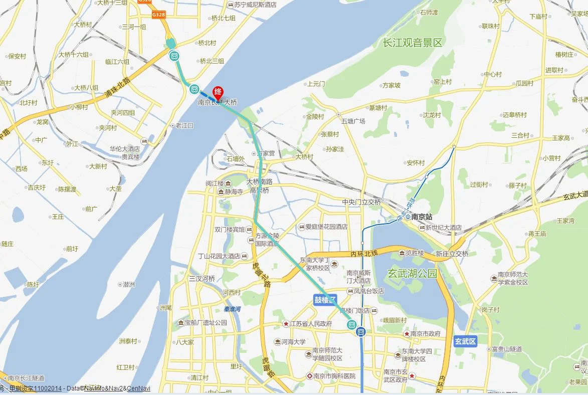 南京翔宇路北站坐地铁去长江大桥该怎么走（南京有没有地铁坐到长江大桥）2