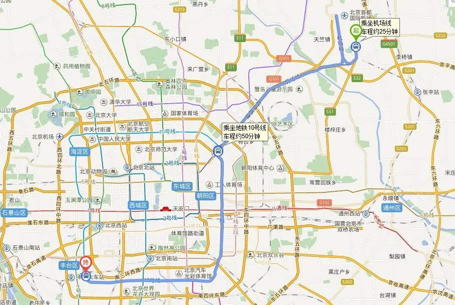 从丰台科技园地铁口到首都机场怎么乘坐铁地和快线（从北京首都机场t3到丰台科技园怎么做地铁）