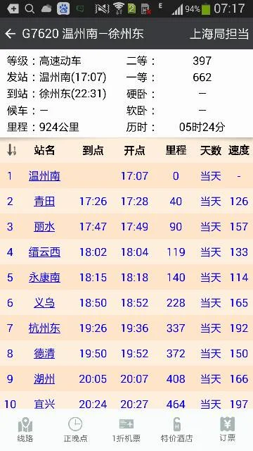 湖卅到南京南高铁时刻表（g7620高铁时刻表）2