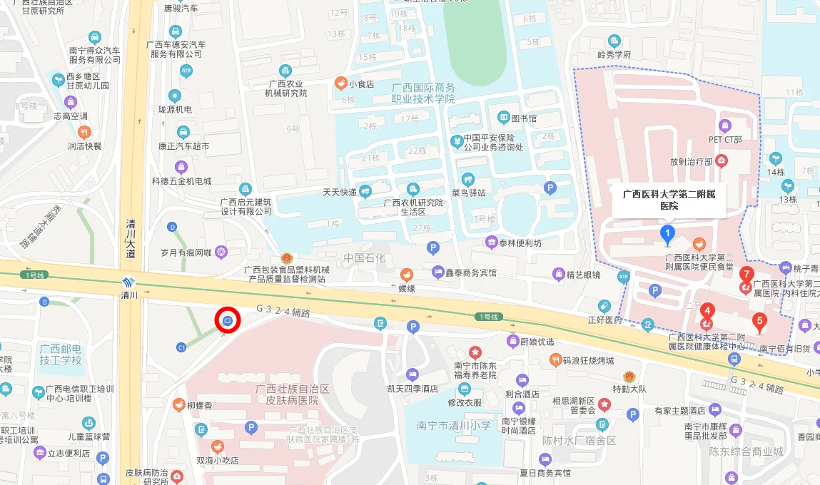 南宁地铁一号线都经过哪些站(清川站地铁出口)