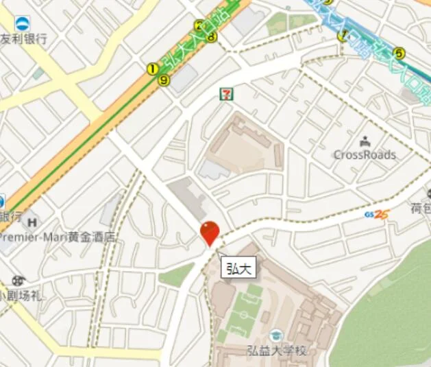 仁川机场到首尔有地铁的吗（首尔弘大地铁出口图）