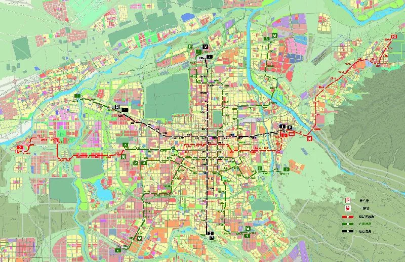 西安地铁十号线在市内的具体线路（西安地铁13号线运行规划图）4