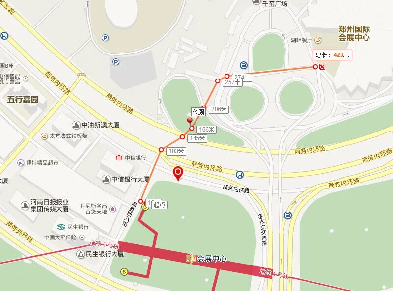 郑州地铁1号线二七广场站出站口有几个（郑州地铁一号线会展中心站出口）