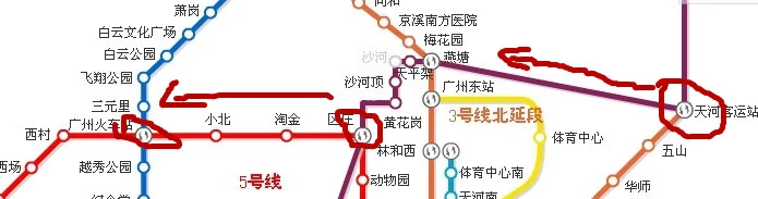 天河地铁站到广州火车站怎么坐地铁多久到（天河火车站几号线地铁）1