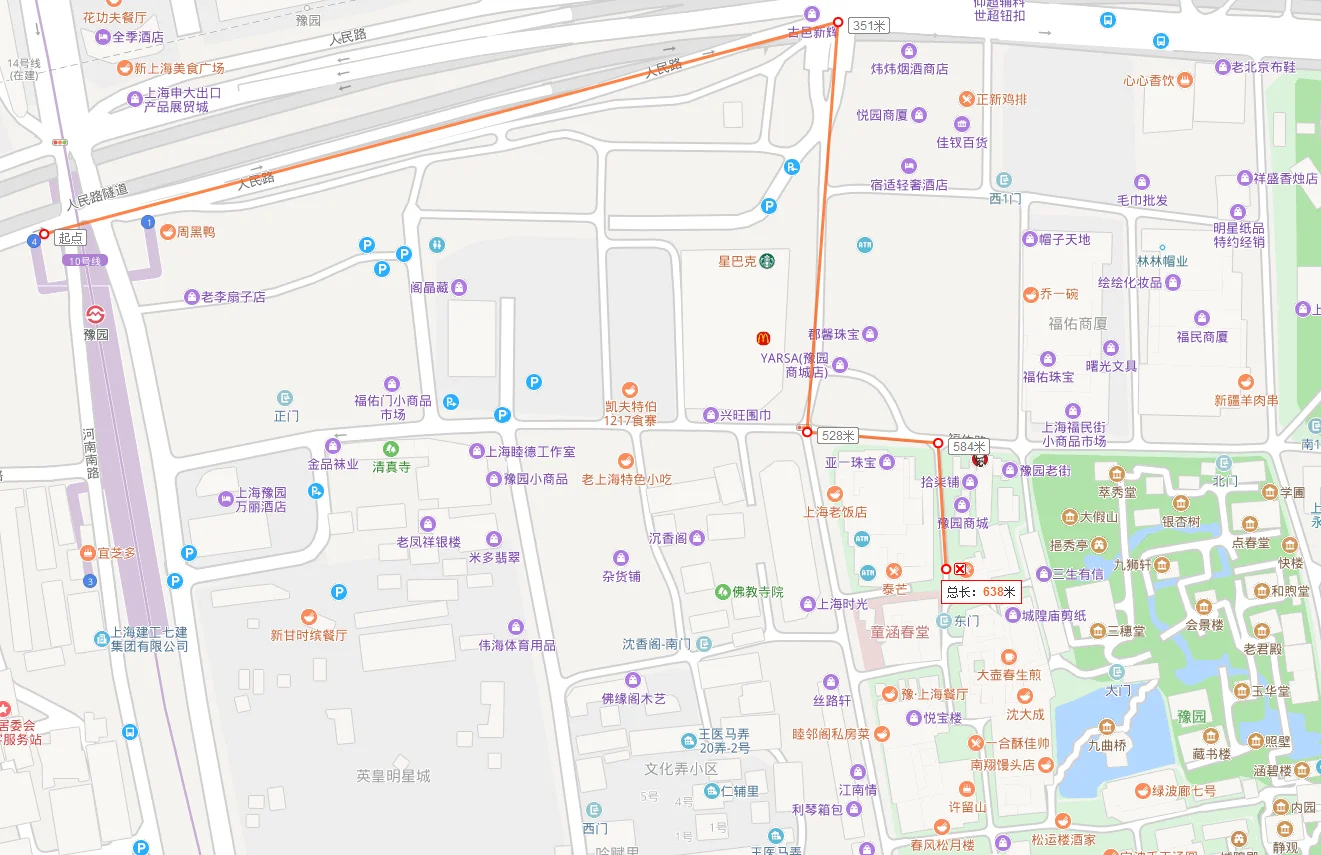 上海地铁10号线豫园站 几号出口出来离城隍庙近啊出口出来怎么走（豫园地铁几号出口到城隍庙）