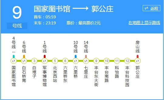 北京地铁晚上几点停早上几点开（北京地铁9号线晚上几点停运）4