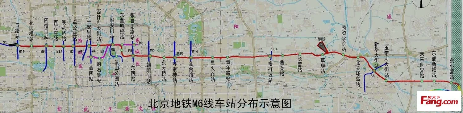 北京地铁八通线的线路延长（北京八通线地铁线路图）4